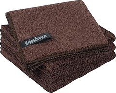 Comparativa de paños de microfibra y otros materiales para limpiar cafeteras