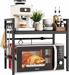 ¿Cuáles son los precios promedio de los estantes para cafeteras?