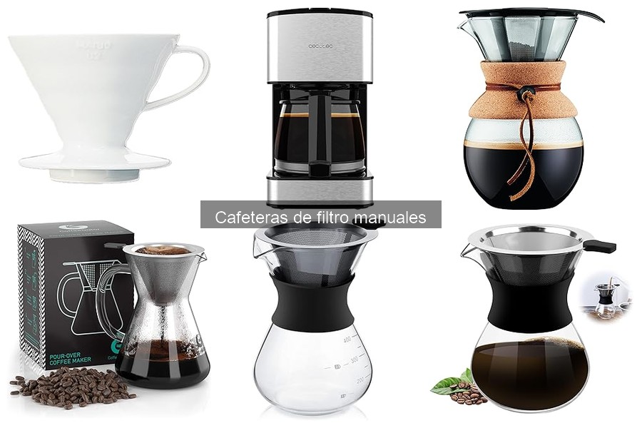 Accesorios esenciales para cafeteras de filtro manual