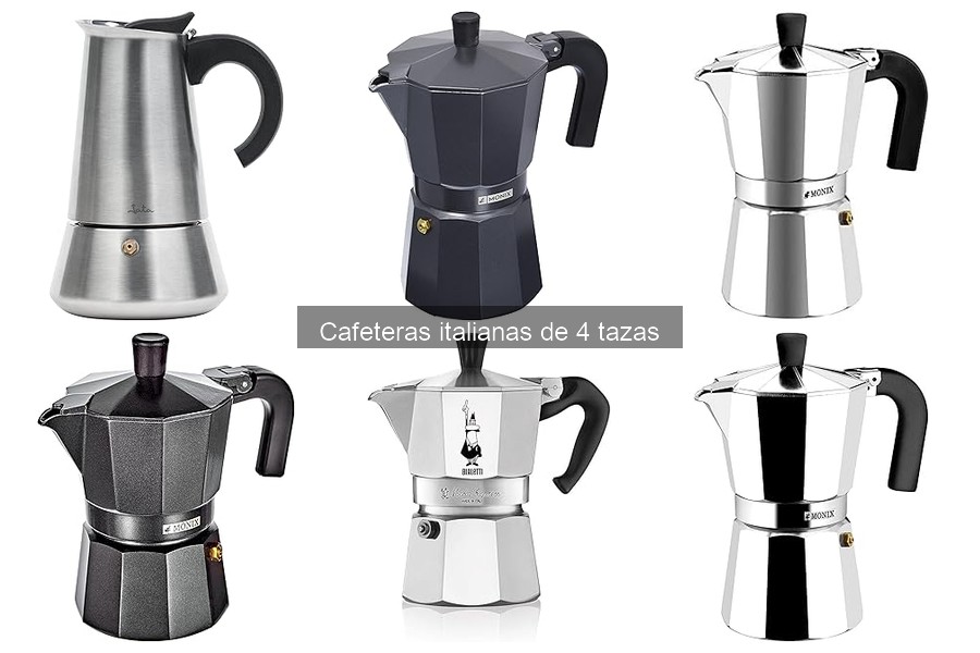 Accesorios esenciales para cafeteras italianas de 4 tazas