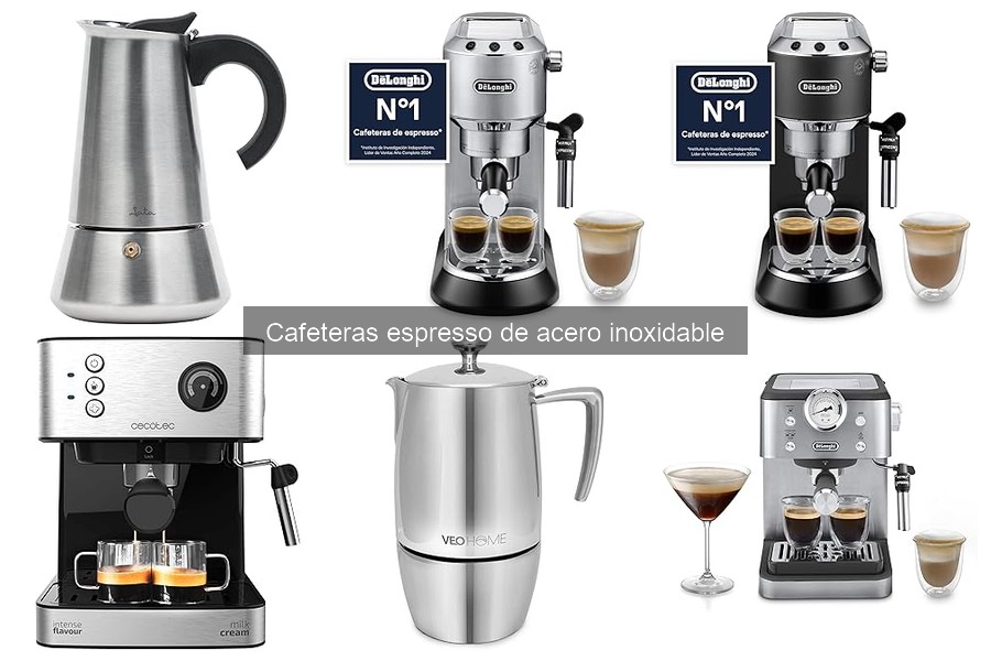 Accesorios imprescindibles para cafeteras espresso de acero inoxidable