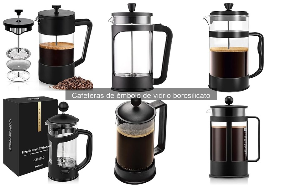 Alternativas a cafeteras de émbolo de vidrio borosilicato