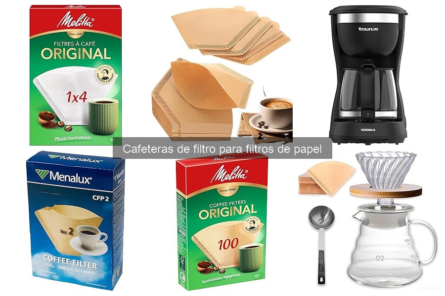 Alternativas a cafeteras de filtro de papel para preparar café
