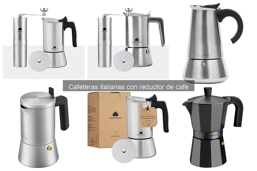 Alternativas a cafeteras italianas con reductor de café