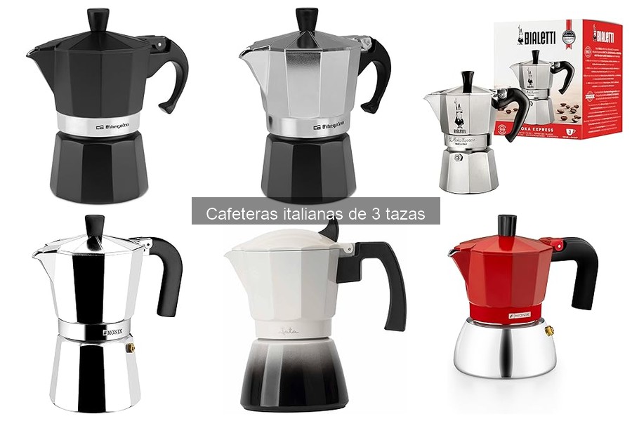 Alternativas a Cafeteras Italianas de 3 Tazas para Café