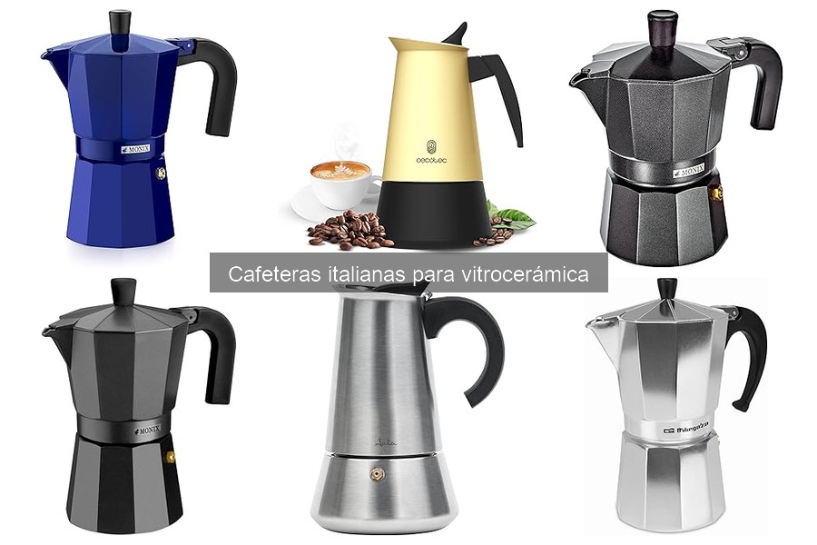 Alternativas a cafeteras italianas para vitrocerámica