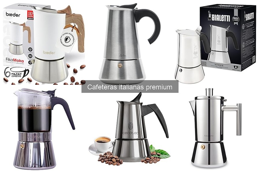Alternativas a Cafeteras Italianas Premium: Opciones de Calidad