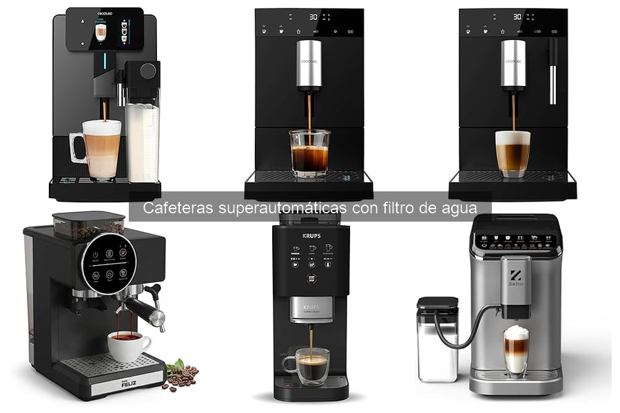 Alternativas a cafeteras superautomáticas con filtro de agua