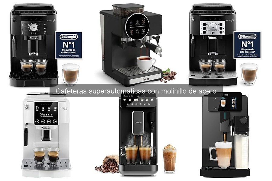Alternativas a cafeteras superautomáticas con molinillo de acero