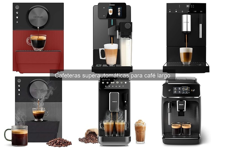 Alternativas a cafeteras superautomáticas para café largo