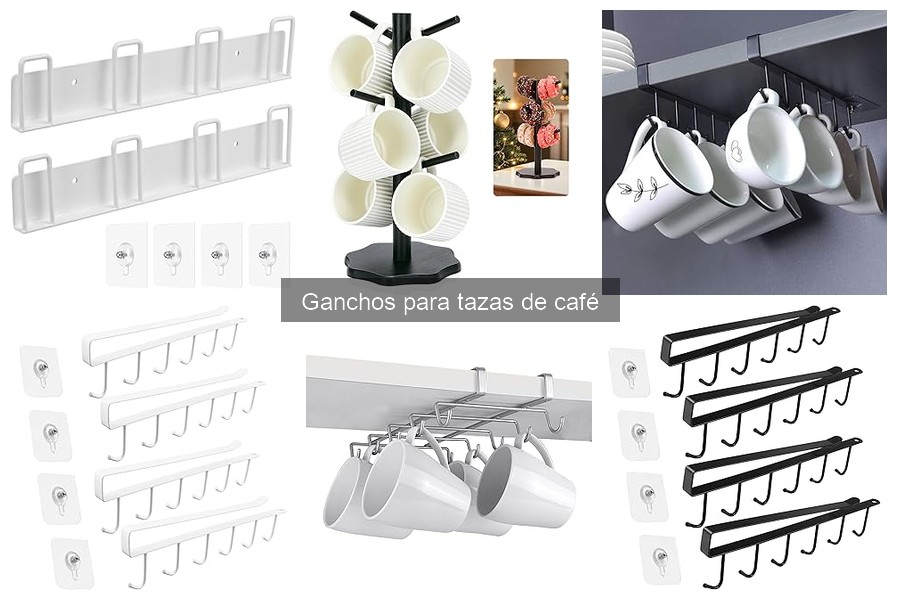 Alternativas a ganchos para tazas de café: Mejores opciones