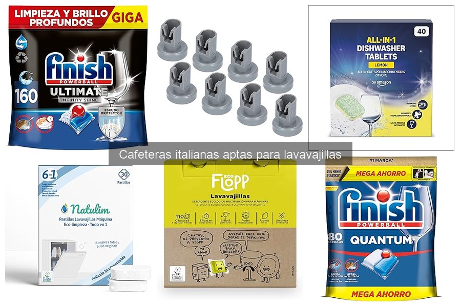 Alternativas a las cafeteras italianas para lavavajillas