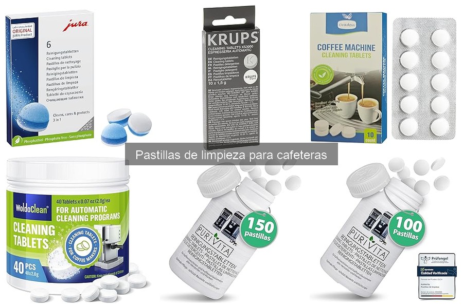 Alternativas a las pastillas de limpieza para cafeteras