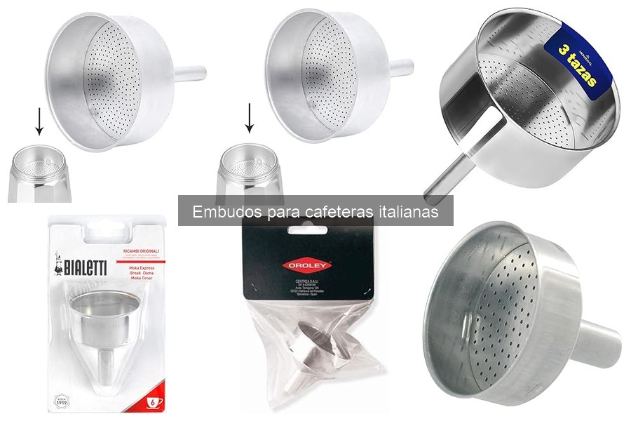 Alternativas a los embudos para cafeteras italianas