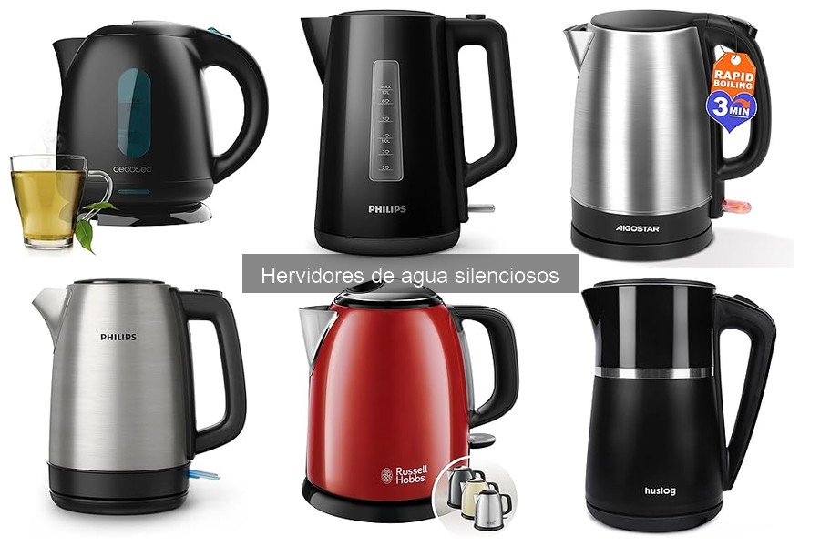 Alternativas a los hervidores de agua silenciosos: Comparativa