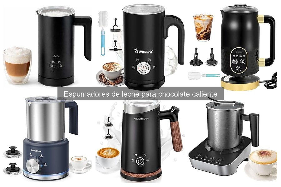 Alternativas al espumador de leche para chocolate caliente