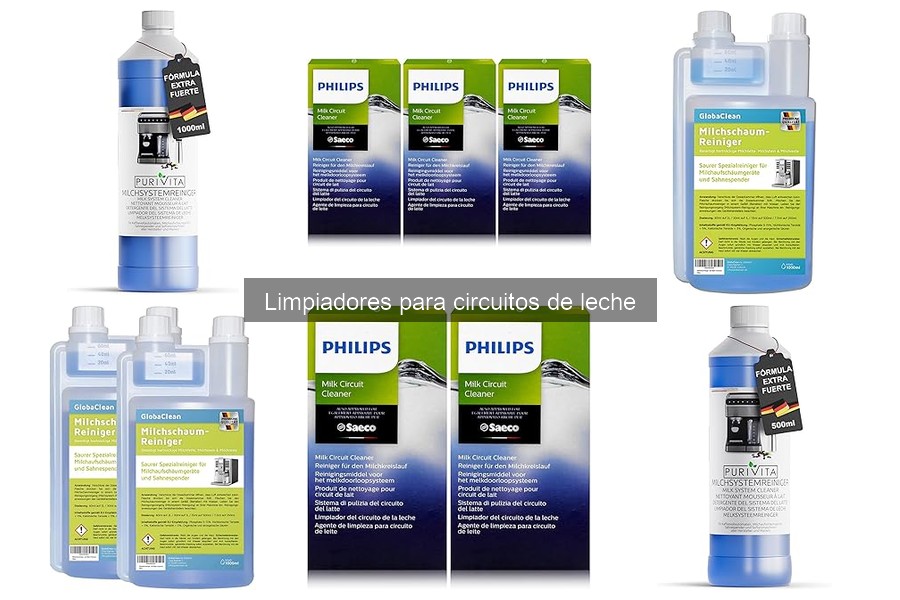 Alternativas caseras a limpiadores para circuitos de leche