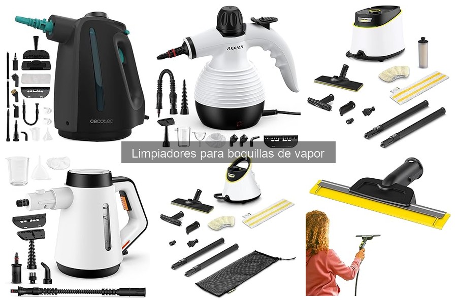 Alternativas efectivas a limpiadores para boquillas de vapor