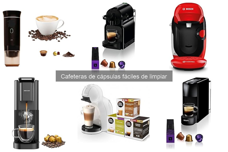 Cafeteras de cápsulas fáciles de limpiar: Ventajas y Características