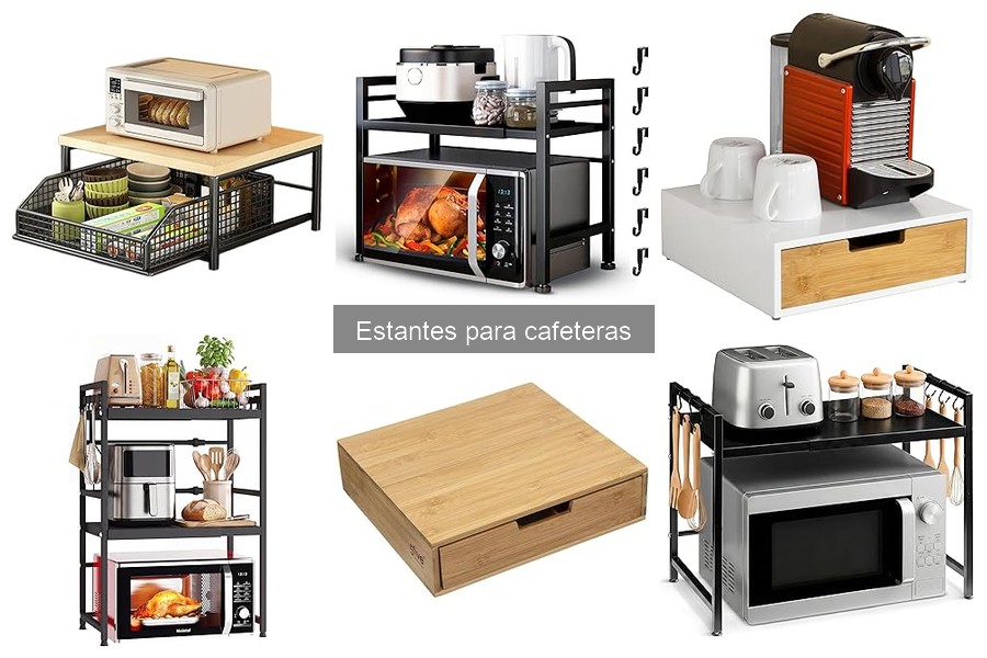 Cómo elegir el estante ideal para tu cafetera