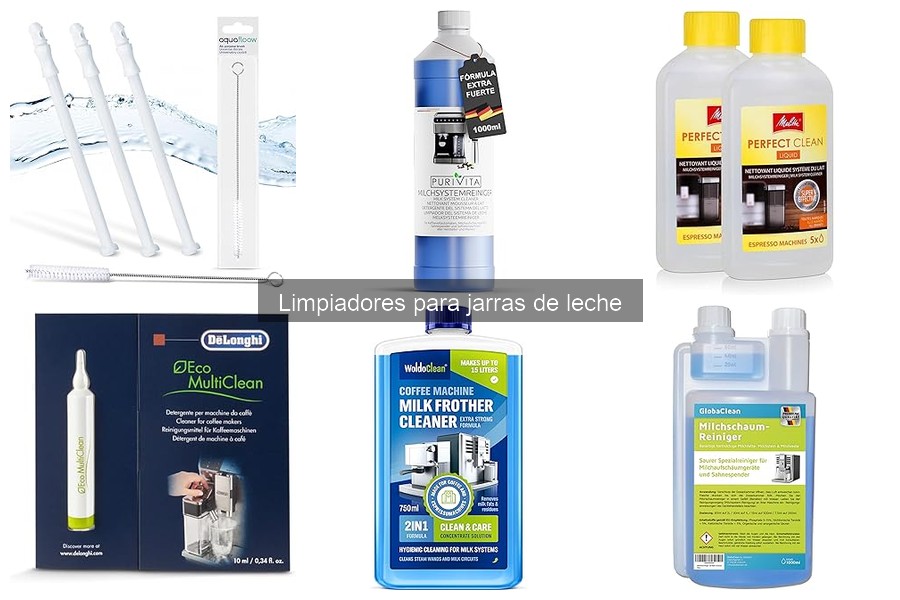 Cómo elegir el mejor limpiador para jarras de leche