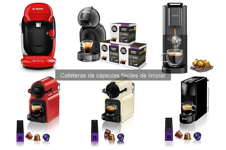 Cómo elegir la mejor cafetera de cápsulas fácil de limpiar