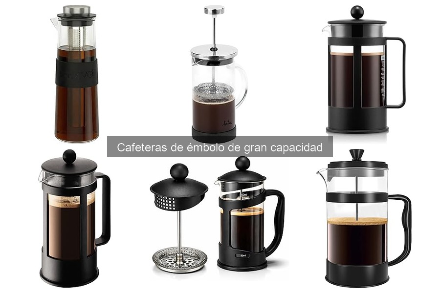 Cómo elegir la mejor cafetera de émbolo de gran capacidad