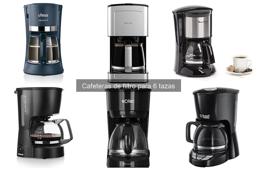 ** Cómo elegir la mejor cafetera de filtro para 6 tazas
