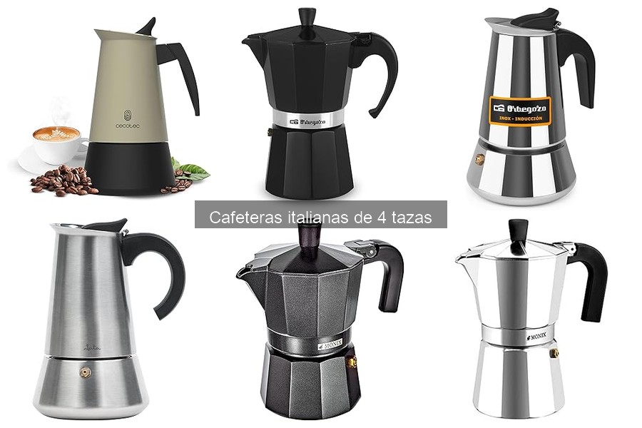 Cómo elegir la mejor cafetera italiana de 4 tazas
