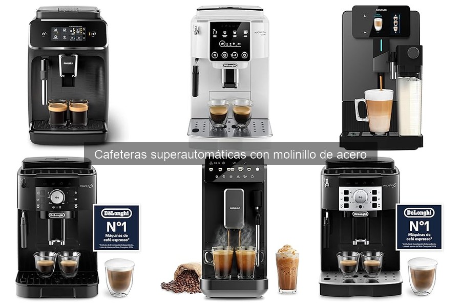 Cómo elegir la mejor cafetera superautomática con molinillo de acero