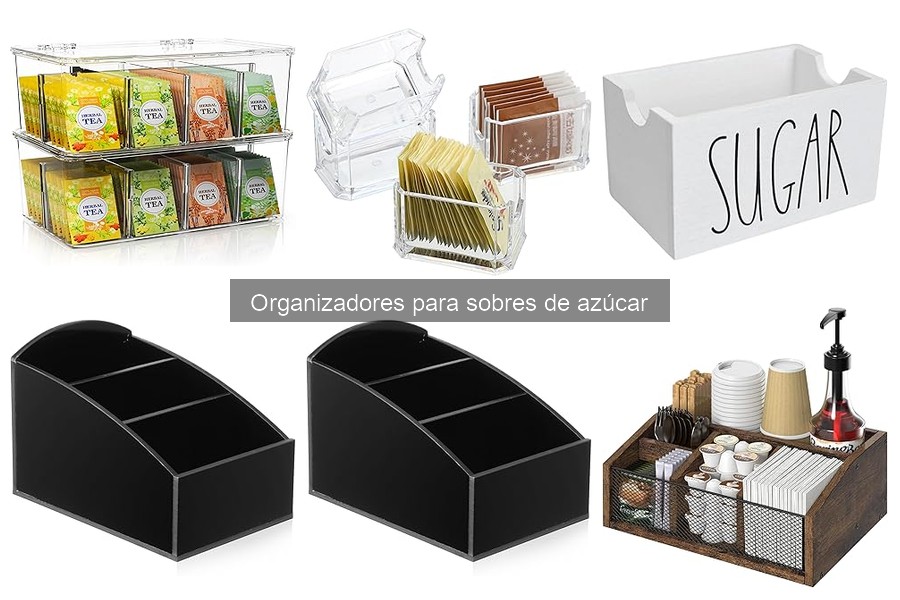 Cómo elegir un organizador de sobres de azúcar eficaz