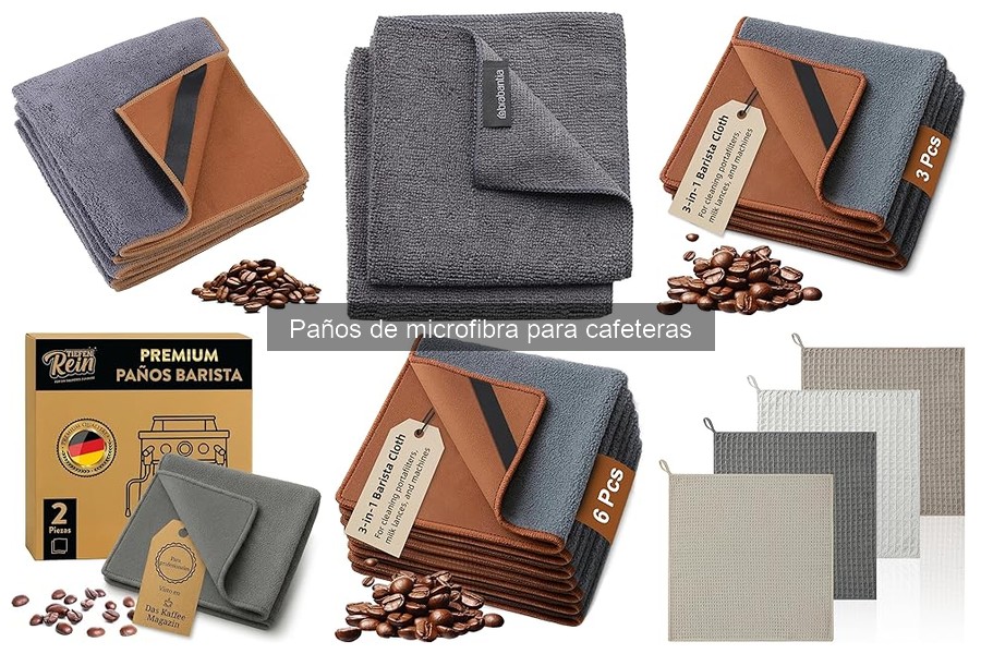 Cómo limpiar tu cafetera con paños de microfibra eficaces