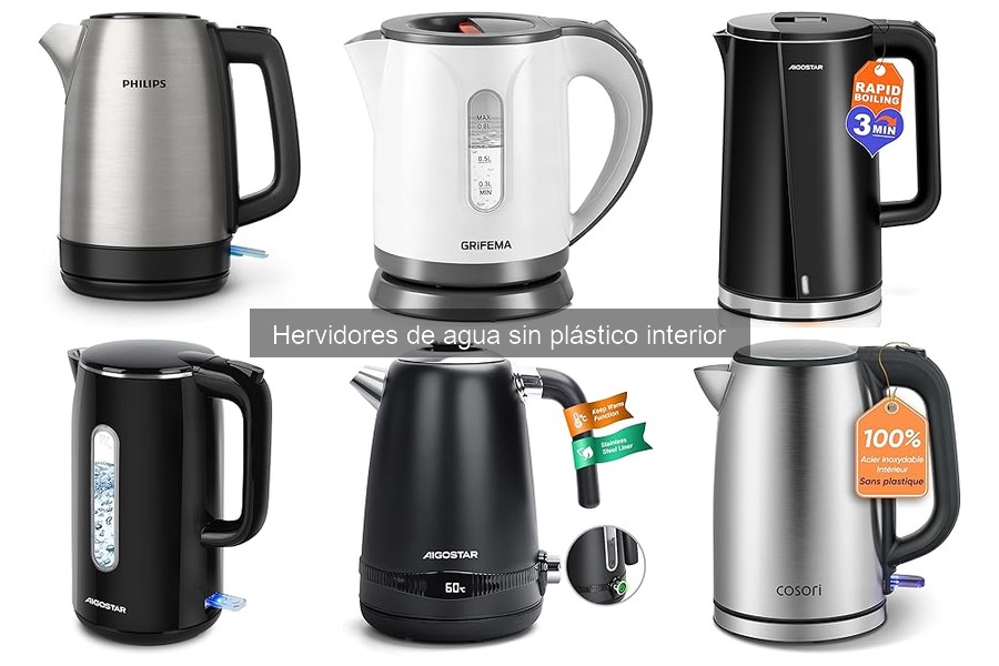 Cómo limpiar un hervidor de agua sin plástico interior