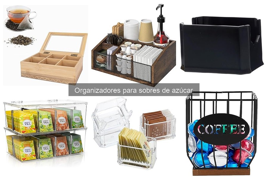 Cómo limpiar y mantener un organizador de sobres de azúcar