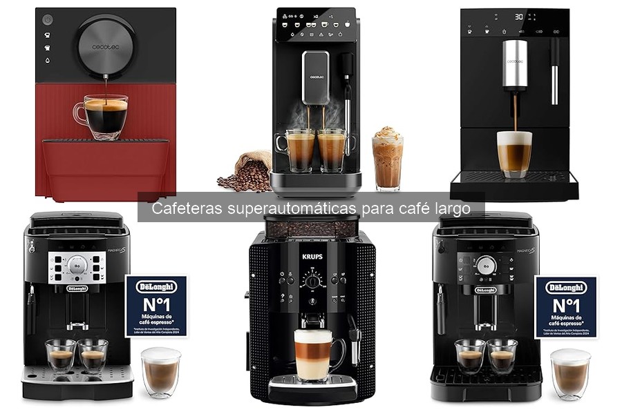 Cómo preparar café largo en cafetera superautomática