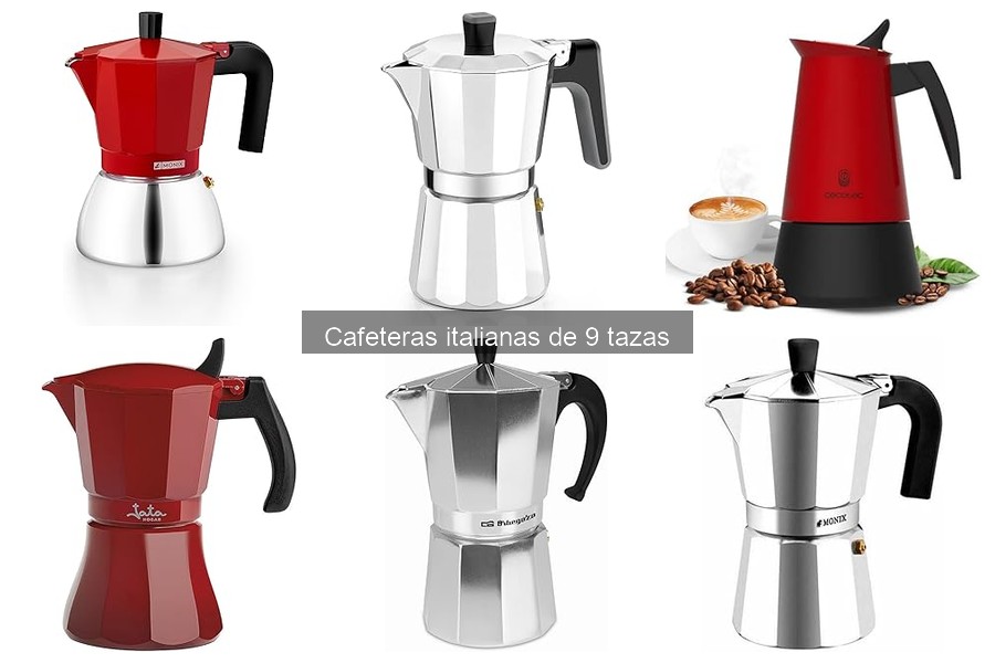 Cómo usar correctamente una cafetera italiana de 9 tazas