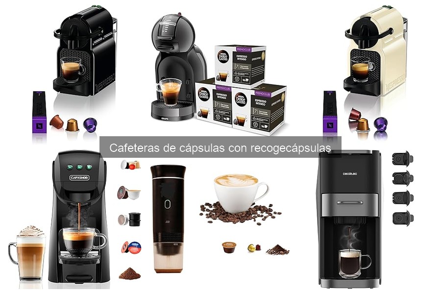 Cómo usar tu cafetera de cápsulas con recogecápsulas