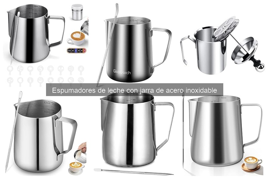 Cómo usar un espumador de leche de acero inoxidable