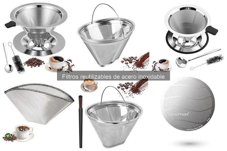 Cómo usar un filtro reutilizable de acero inoxidable