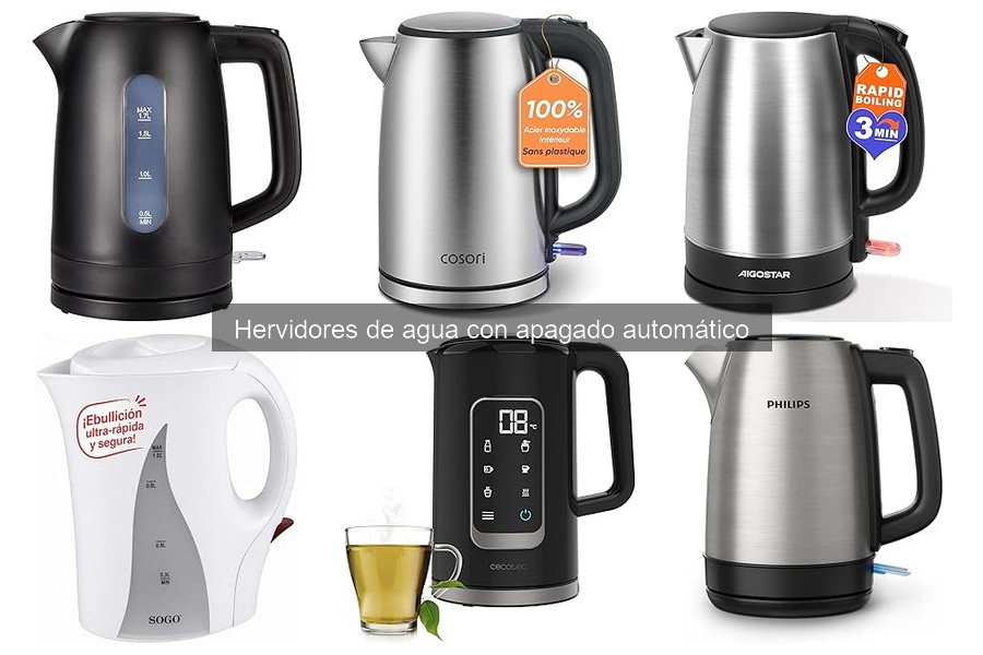 Cómo usar un hervidor de agua con apagado automático
