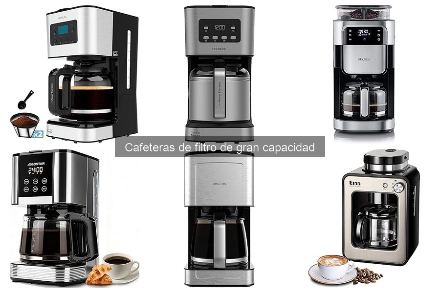Cómo usar una cafetera de filtro de gran capacidad correctamente