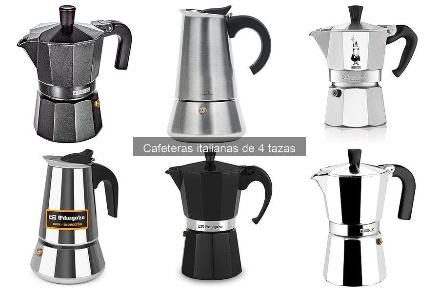Cómo usar una cafetera italiana de 4 tazas: guía práctica