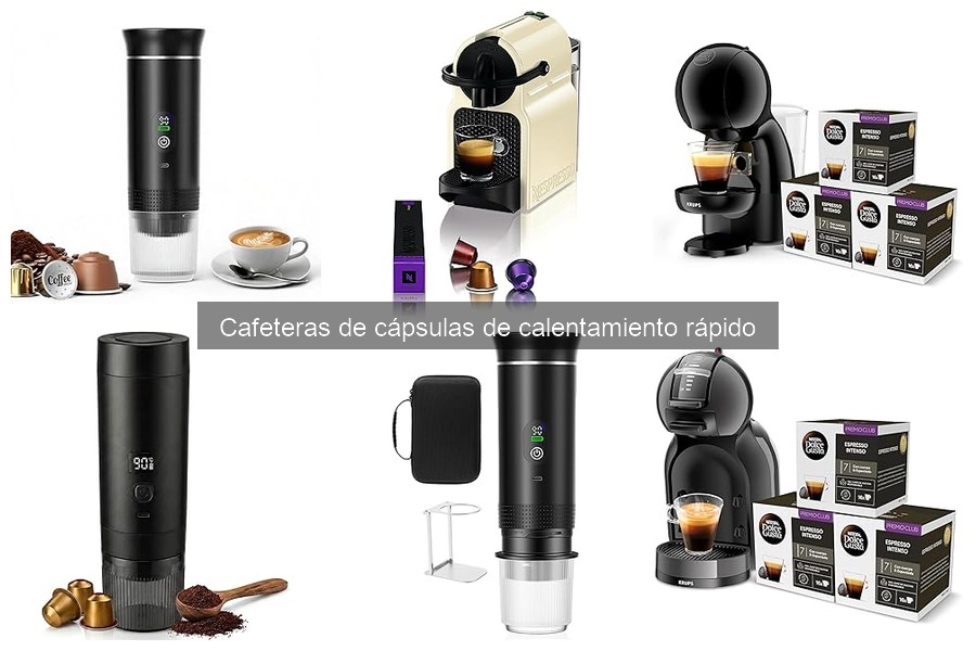 Cómo utilizar cafetera de cápsulas de calentamiento rápido