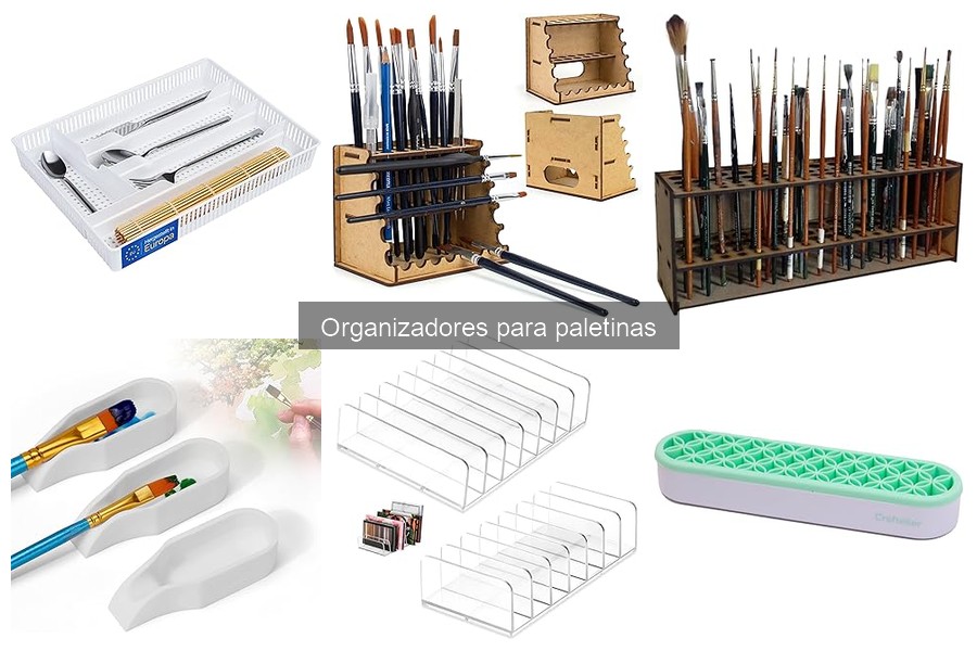 Cómo utilizar un organizador para paletinas correctamente