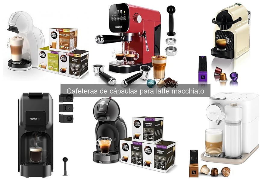 Comparativa: Cafeteras de cápsulas vs. otras para latte macchiato