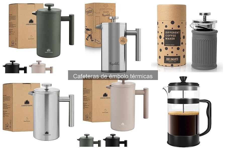Comparativa: Cafeteras de Émbolo Térmicas vs. Goteo