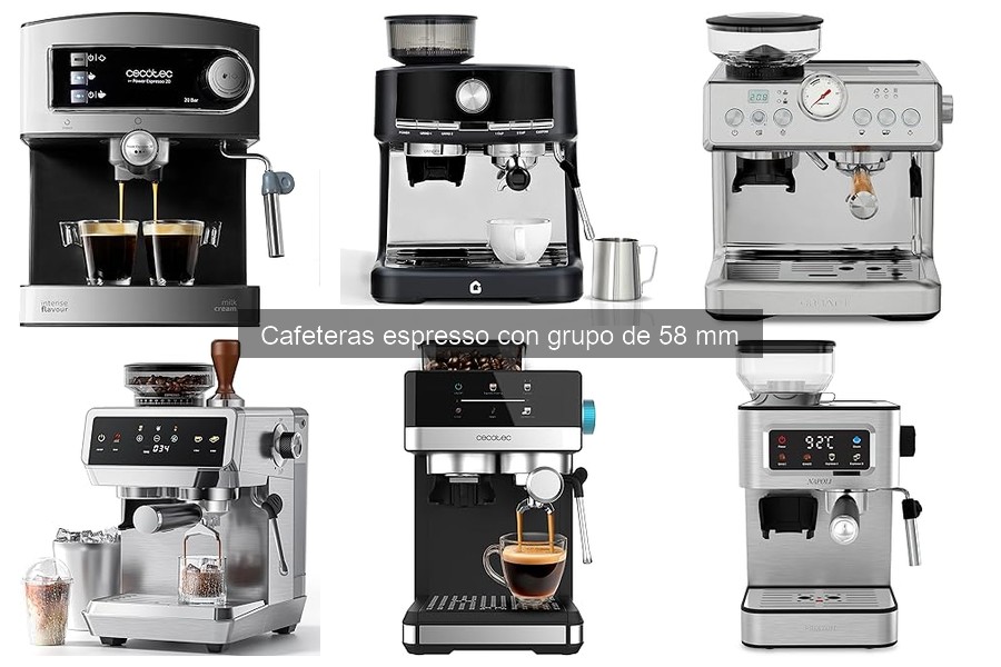 Comparativa Cafeteras Espresso 58 mm vs 54 mm y 61 mm