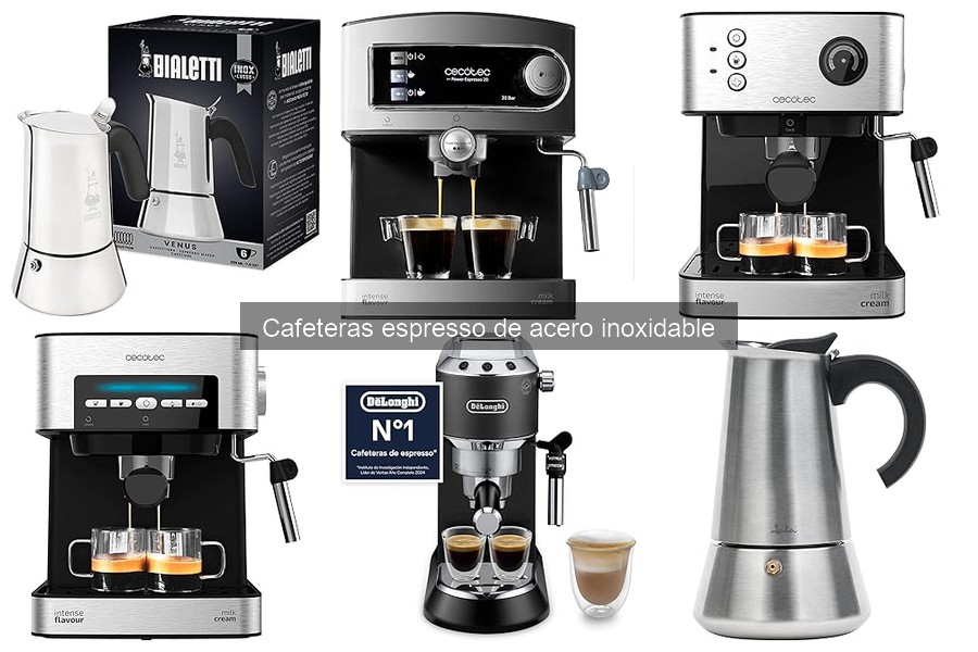 Comparativa: Cafeteras Espresso de Acero Inoxidable vs Otros Materiales