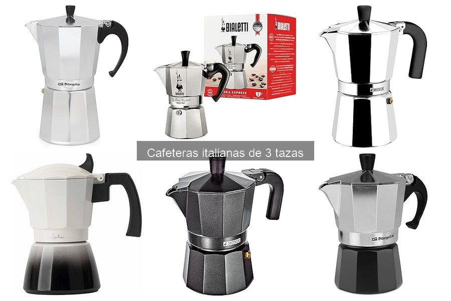 Comparativa: Cafeteras Italianas de 3 vs 6 Tazas