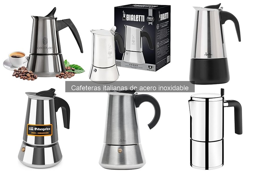 Comparativa: Cafeteras Italianas de Acero Inoxidable vs Otros Materiales